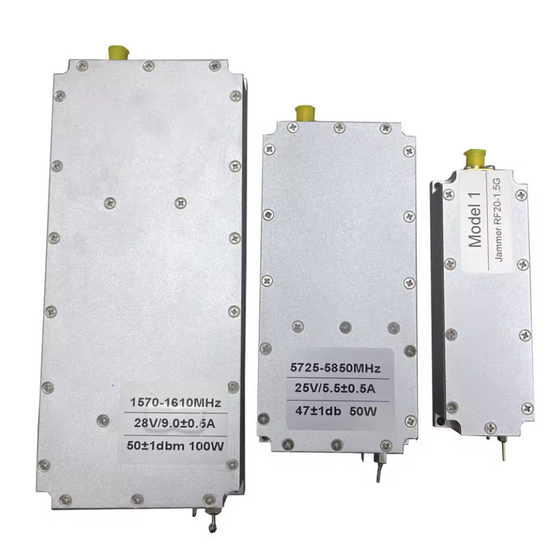5dBi Gain Đen Polarization tuyến tính kép ăng ten 3m Cáp cho hệ thống chống nhiễu